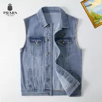 Cheap Prada Jackets Sleeveless For Men #1368966 Replica Wholesale [$60.00 USD] [ITEM#1368966] on Replica Prada Jackets