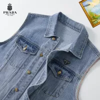 Cheap Prada Jackets Sleeveless For Men #1368966 Replica Wholesale [$60.00 USD] [ITEM#1368966] on Replica Prada Jackets