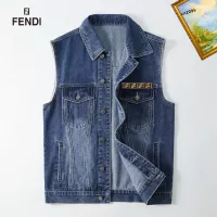 Cheap Fendi Jackets Sleeveless For Men #1368967 Replica Wholesale [$60.00 USD] [ITEM#1368967] on Replica Fendi Jackets