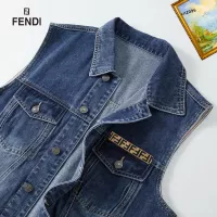 Cheap Fendi Jackets Sleeveless For Men #1368967 Replica Wholesale [$60.00 USD] [ITEM#1368967] on Replica Fendi Jackets