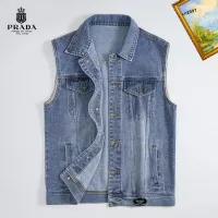 Cheap Prada Jackets Sleeveless For Men #1368968 Replica Wholesale [$60.00 USD] [ITEM#1368968] on Replica Prada Jackets