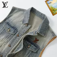 Cheap Louis Vuitton LV Jackets Sleeveless For Men #1368970 Replica Wholesale [$60.00 USD] [ITEM#1368970] on Replica Louis Vuitton LV Jackets