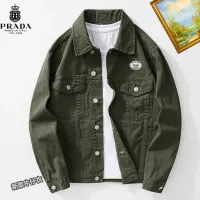 Cheap Prada Jackets Long Sleeved For Men #1368990 Replica Wholesale [$60.00 USD] [ITEM#1368990] on Replica Prada Jackets