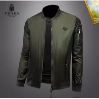 Cheap Prada Jackets Long Sleeved For Men #1369129 Replica Wholesale [$82.00 USD] [ITEM#1369129] on Replica Prada Jackets