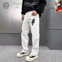 Cheap Chrome Hearts Jeans For Men #1369599 Replica Wholesale [$48.00 USD] [ITEM#1369599] on Replica Chrome Hearts Jeans