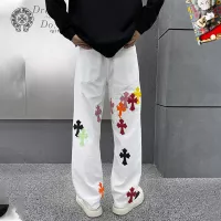 Cheap Chrome Hearts Jeans For Men #1369608 Replica Wholesale [$48.00 USD] [ITEM#1369608] on Replica Chrome Hearts Jeans