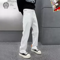 Cheap Chrome Hearts Jeans For Men #1369608 Replica Wholesale [$48.00 USD] [ITEM#1369608] on Replica Chrome Hearts Jeans