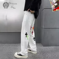 Cheap Chrome Hearts Jeans For Men #1369608 Replica Wholesale [$48.00 USD] [ITEM#1369608] on Replica Chrome Hearts Jeans