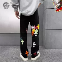 Cheap Chrome Hearts Jeans For Men #1369609 Replica Wholesale [$48.00 USD] [ITEM#1369609] on Replica Chrome Hearts Jeans