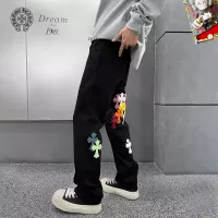 Cheap Chrome Hearts Jeans For Men #1369609 Replica Wholesale [$48.00 USD] [ITEM#1369609] on Replica Chrome Hearts Jeans