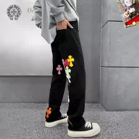 Cheap Chrome Hearts Jeans For Men #1369609 Replica Wholesale [$48.00 USD] [ITEM#1369609] on Replica Chrome Hearts Jeans
