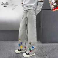 Cheap Amiri Jeans For Men #1369610 Replica Wholesale [$48.00 USD] [ITEM#1369610] on Replica Amiri Jeans