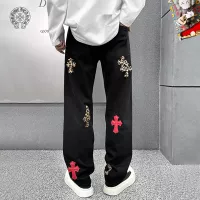Cheap Chrome Hearts Jeans For Men #1369616 Replica Wholesale [$48.00 USD] [ITEM#1369616] on Replica Chrome Hearts Jeans