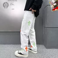 Cheap Chrome Hearts Jeans For Men #1369617 Replica Wholesale [$48.00 USD] [ITEM#1369617] on Replica Chrome Hearts Jeans