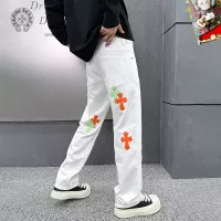 Cheap Chrome Hearts Jeans For Men #1369617 Replica Wholesale [$48.00 USD] [ITEM#1369617] on Replica Chrome Hearts Jeans