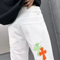 Cheap Chrome Hearts Jeans For Men #1369617 Replica Wholesale [$48.00 USD] [ITEM#1369617] on Replica Chrome Hearts Jeans