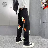 Cheap Chrome Hearts Jeans For Men #1369618 Replica Wholesale [$48.00 USD] [ITEM#1369618] on Replica Chrome Hearts Jeans