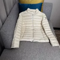 Cheap Moncler Down Feather Coat Long Sleeved For Women #1369810 Replica Wholesale [$162.00 USD] [ITEM#1369810] on Replica Moncler Down Feather Coat