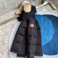 Cheap Canada Goose Down Feather Coat Long Sleeved For Women #1369817 Replica Wholesale [$205.00 USD] [ITEM#1369817] on Replica Canada Goose Down Feather Coat