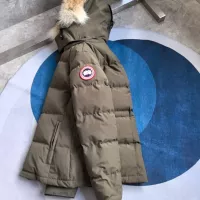Cheap Canada Goose Down Feather Coat Long Sleeved For Women #1369822 Replica Wholesale [$205.00 USD] [ITEM#1369822] on Replica Canada Goose Down Feather Coat