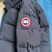 Cheap Canada Goose Down Feather Coat Long Sleeved For Women #1369823 Replica Wholesale [$205.00 USD] [ITEM#1369823] on Replica Canada Goose Down Feather Coat