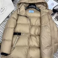 Cheap Prada Down Feather Coat Long Sleeved For Women #1369832 Replica Wholesale [$230.00 USD] [ITEM#1369832] on Replica Prada Down Feather Coat