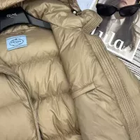 Cheap Prada Down Feather Coat Long Sleeved For Women #1369832 Replica Wholesale [$230.00 USD] [ITEM#1369832] on Replica Prada Down Feather Coat