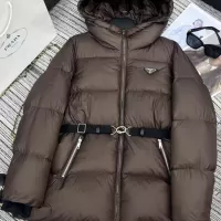 Cheap Prada Down Feather Coat Long Sleeved For Women #1369834 Replica Wholesale [$230.00 USD] [ITEM#1369834] on Replica Prada Down Feather Coat