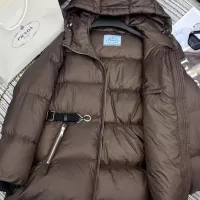 Cheap Prada Down Feather Coat Long Sleeved For Women #1369834 Replica Wholesale [$230.00 USD] [ITEM#1369834] on Replica Prada Down Feather Coat