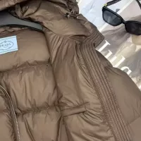 Cheap Prada Down Feather Coat Long Sleeved For Women #1369834 Replica Wholesale [$230.00 USD] [ITEM#1369834] on Replica Prada Down Feather Coat