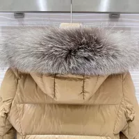 Cheap Moncler Down Feather Coat Long Sleeved For Women #1369913 Replica Wholesale [$317.36 USD] [ITEM#1369913] on Replica Moncler Down Feather Coat