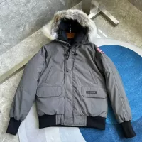 Cheap Canada Goose Down Feather Coat Long Sleeved For Men #1369917 Replica Wholesale [$180.00 USD] [ITEM#1369917] on Replica Canada Goose Down Feather Coat