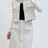 Cheap Chanel Tracksuits Long Sleeved For Women #1370192 Replica Wholesale [$155.00 USD] [ITEM#1370192] on Replica Chanel Tracksuits