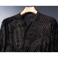 Cheap Louis Vuitton LV Shirts Long Sleeved For Men #1370584 Replica Wholesale [$52.00 USD] [ITEM#1370584] on Replica Louis Vuitton LV Shirts