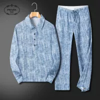 Cheap Prada Tracksuits Long Sleeved For Men #1370589 Replica Wholesale [$96.00 USD] [ITEM#1370589] on Replica Prada Tracksuits