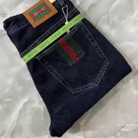 Cheap Gucci Jeans For Men #1370600 Replica Wholesale [$52.00 USD] [ITEM#1370600] on Replica Gucci Jeans