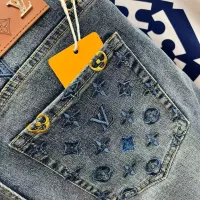 Cheap Louis Vuitton LV Jeans For Men #1370602 Replica Wholesale [$52.00 USD] [ITEM#1370602] on Replica Louis Vuitton LV Jeans