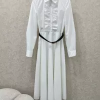 Cheap Christian Dior Dresses Long Sleeved For Women #1370616 Replica Wholesale [$132.00 USD] [ITEM#1370616] on Replica Christian Dior Dresses