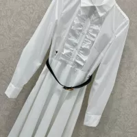 Cheap Christian Dior Dresses Long Sleeved For Women #1370616 Replica Wholesale [$132.00 USD] [ITEM#1370616] on Replica Christian Dior Dresses