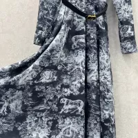 Cheap Christian Dior Dresses Long Sleeved For Women #1370617 Replica Wholesale [$132.00 USD] [ITEM#1370617] on Replica Christian Dior Dresses