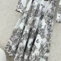 Cheap Christian Dior Dresses Long Sleeved For Women #1370618 Replica Wholesale [$132.00 USD] [ITEM#1370618] on Replica Christian Dior Dresses