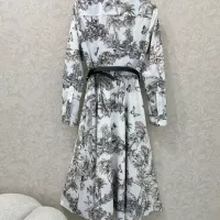 Cheap Christian Dior Dresses Long Sleeved For Women #1370618 Replica Wholesale [$132.00 USD] [ITEM#1370618] on Replica Christian Dior Dresses