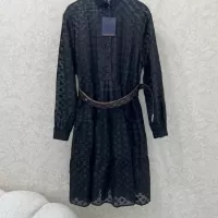 Cheap Louis Vuitton LV Dresses Long Sleeved For Women #1370619 Replica Wholesale [$155.00 USD] [ITEM#1370619] on Replica Louis Vuitton LV Dresses
