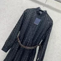 Cheap Louis Vuitton LV Dresses Long Sleeved For Women #1370619 Replica Wholesale [$155.00 USD] [ITEM#1370619] on Replica Louis Vuitton LV Dresses
