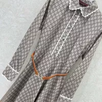 Cheap Gucci Dresses Long Sleeved For Women #1370620 Replica Wholesale [$132.00 USD] [ITEM#1370620] on Replica Gucci Dresses
