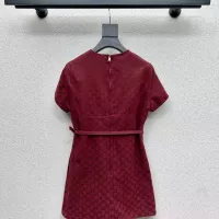 Cheap Gucci Dresses Short Sleeved For Women #1370623 Replica Wholesale [$128.00 USD] [ITEM#1370623] on Replica Gucci Dresses