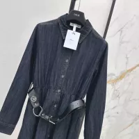 Cheap Christian Dior Dresses Long Sleeved For Women #1370628 Replica Wholesale [$96.00 USD] [ITEM#1370628] on Replica Christian Dior Dresses