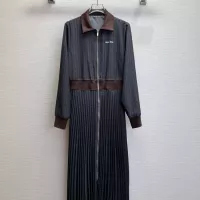 Cheap MIU MIU Dresses Long Sleeved For Women #1370632 Replica Wholesale [$100.00 USD] [ITEM#1370632] on Replica MIU MIU Dresses