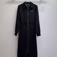 Cheap MIU MIU Dresses Long Sleeved For Women #1370633 Replica Wholesale [$100.00 USD] [ITEM#1370633] on Replica MIU MIU Dresses