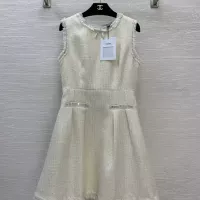 Cheap Chanel Dresses Sleeveless For Women #1370636 Replica Wholesale [$132.00 USD] [ITEM#1370636] on Replica Chanel Dresses